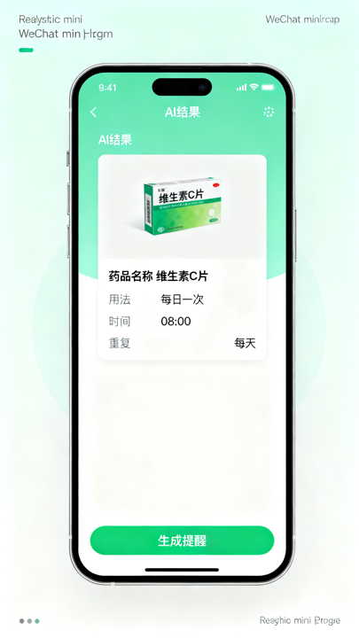 AI 识别药品名称与用法用量